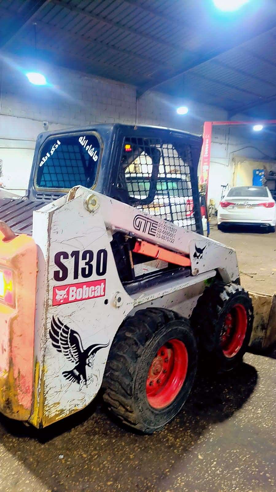 Bobcat for sale, model 2021, available in Riyadh, with an asphalt broom