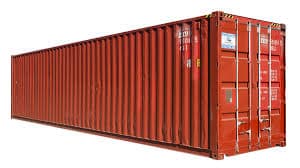 Sea transport container, 40 feet, used, in good condition, located in Jeddah